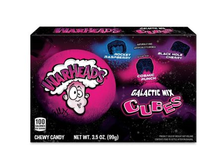 Warheads Galactic mix Cubes 99g For Cheap