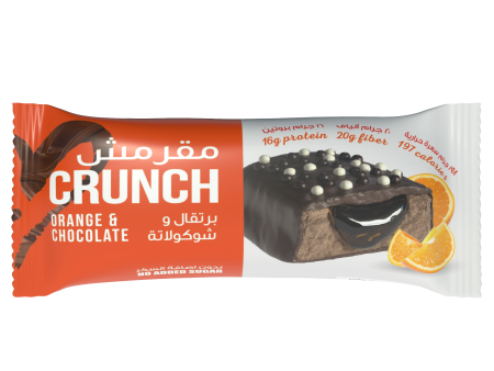 Bootybar Crunch Protein Bar Orange & Chocolate flavor 60g Online