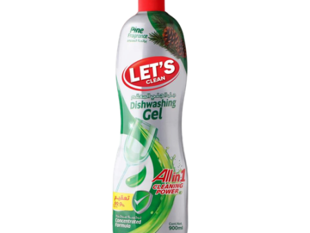 Let s Clean Dishwashing Gel Pineapple 900ml Online now