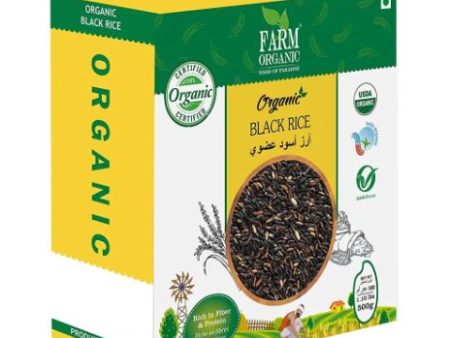 Farm Organic Gluten Free Black Rice 500g Discount