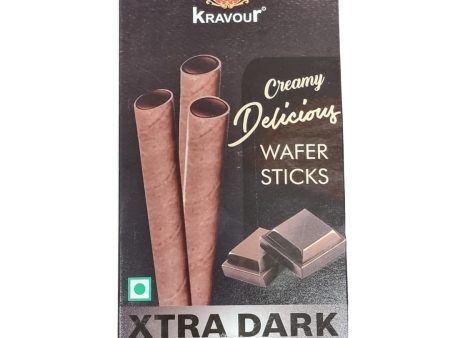 Kravour Xtra Dark Wafer Rolls 75g Online now