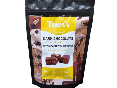 Tuevv Dark Chocolate with Campota Pepper 100g Online now