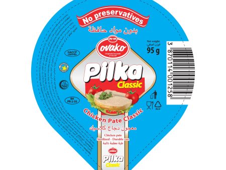 Ovako Pilka Classic Chicken Pate 95g Discount