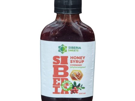 Siberia Sweets Honey Syrup Cowberry 100ml Fashion