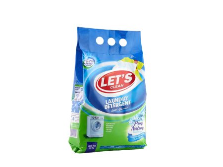 Let s Clean Detergent Powder For Automatic Pure Nature 1.5KG For Cheap