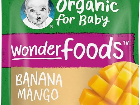 Gerber 2NDF Organic Banana Mango, 99g Hot on Sale