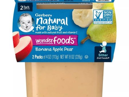 Gerber 2ND Foods Banana Apple Pear 226g Online