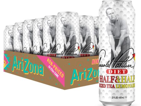 Arizona Arnold Palmer Diet Half & Half Iced Tea Lemonade 680 ml x 24Pcs Online now