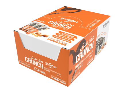 Bootybar Crunch Protein Bar Peanut & Salted Caramel flavor (60g) Pack of 12 Hot on Sale