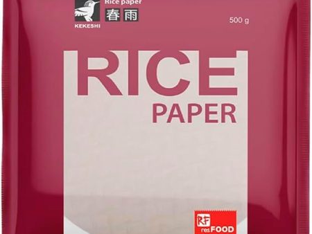 Kekeshi Rice Paper - Round 50-53 Sheets, 500g ( Pack of 3) Hot on Sale