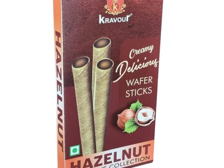 Kravour Hazelnut Wafer Rolls 75g For Cheap