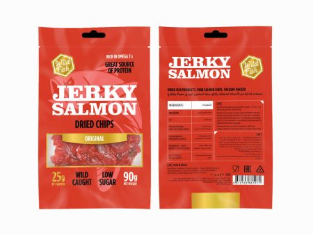 Wild Fish Jerky Salmon Dried Chips 90g Supply