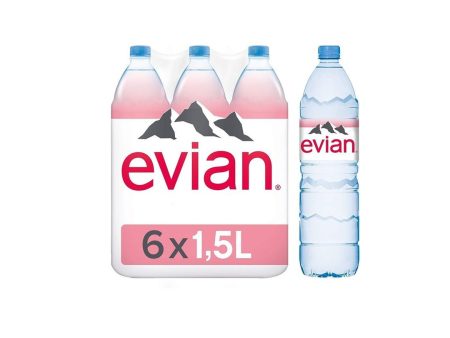 Evian Mineral Water 1.5L (4+2Free) Cheap