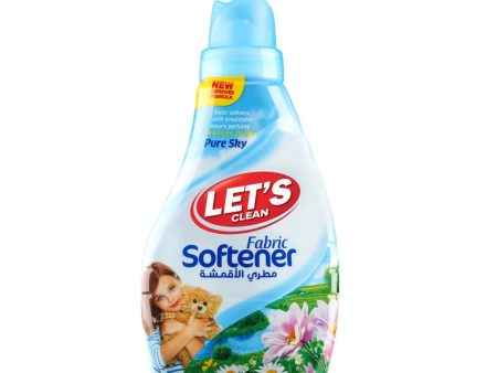 Let s Clean Fabric Softener Pure Sky 1Ltr Online Hot Sale