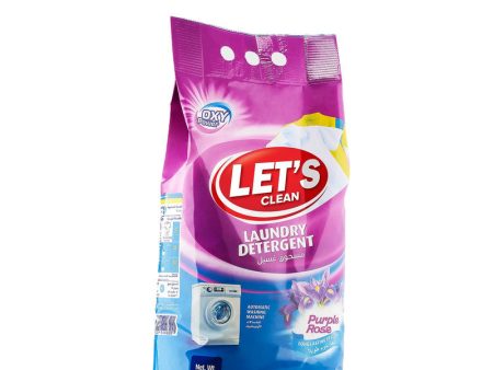 Let s Clean Detergent Powder For Automatic Purple Rose 4KG Online now