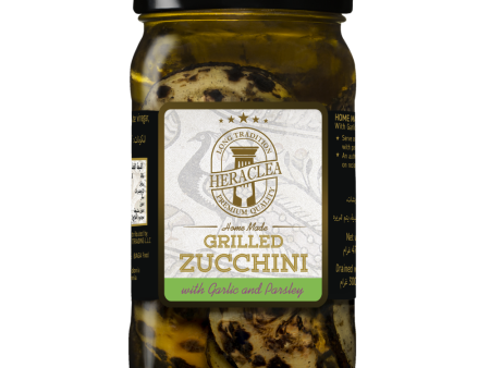 Heraclea Grilled Zucchini with Garlic and Parsley 470g Online now