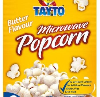 Tayto Salted Butter Flavor Microwave Popcorn (3 Pack) 240g on Sale