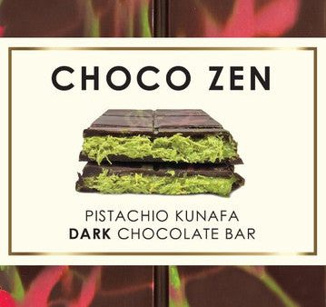 Choco Zen Pistachio Kunafa Dark Dubai Chocolate Bar 190g Online