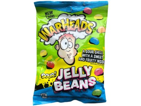 Warheads Sour Jelly Beans 141g Supply