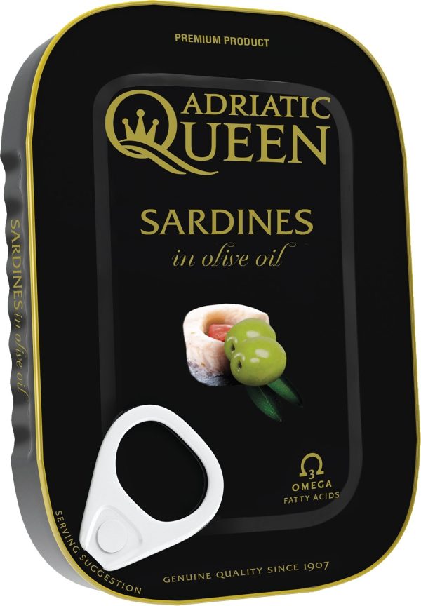 Adriatic Queen Sardines in olive oil 105g Discount