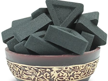 Awafi Mill Charcoal Triangles | Incense Tablets - Bottle of 80 Piece Discount