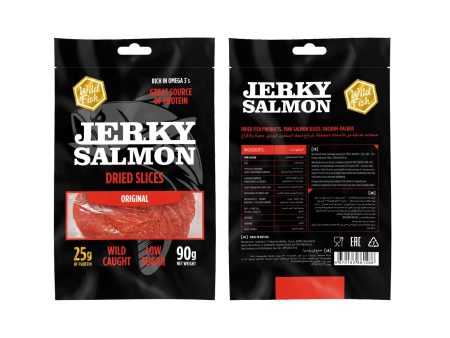 Wild Fish Jerky Salmon Dried Slices 90g Sale