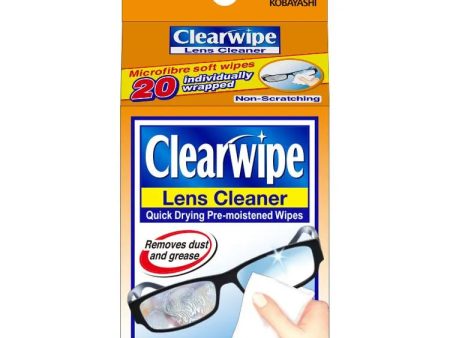 Clear Wipe Lens Cleaner 20 Pcs For Sale