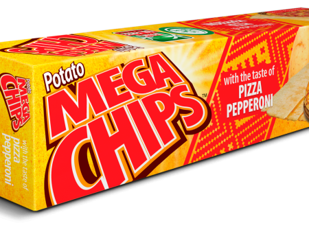 Mega Potato Chips with Taste of Pizza Pepperoni 50g For Discount