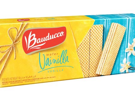 Bauducco Vanilla Wafers Crispy Wafer Cookies 140g Supply