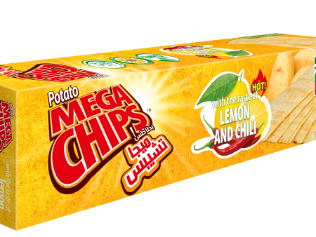 Mega Potato Chips with Taste of Lemon & Chili 50g For Discount