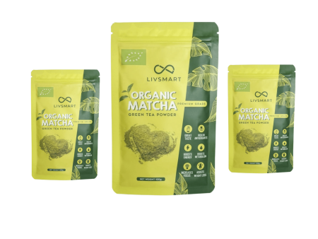 Livsmart Organic Matcha Green Tea 100g Each (Pack of 2) For Discount