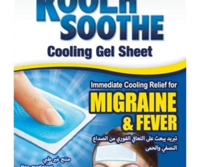 Kool N Soothe Cooling Gel Sheet For (Adult) 4 Sheets Discount