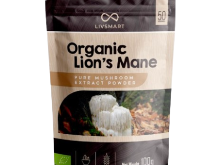 Livsmart Organic Lions Mane 100g Online Sale