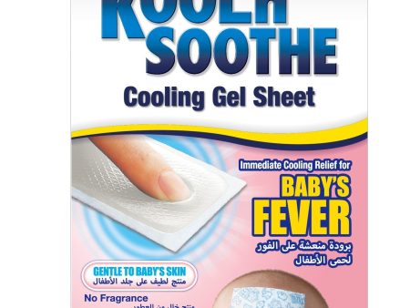 Kool N Soothe Cooling Gel Sheet For (Babies) 4 Sheets Online Sale