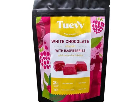 Tuevv White Chocolate with Raspberries 100g Sale