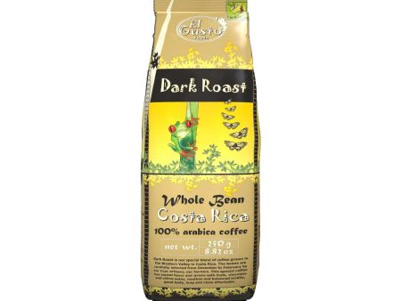 El Gusto Dark Roast Whole Bean Coffee 250 g Online Hot Sale