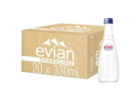 Evian Sparkling Water 330ml x 20Pcs Online Hot Sale