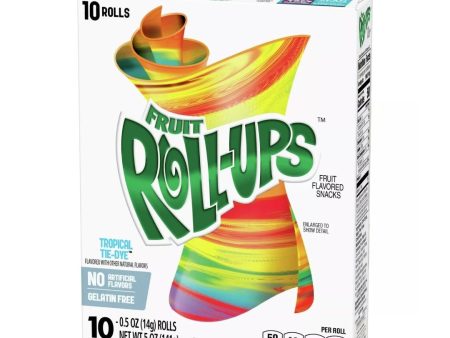 Betty Crocker Fruit Rollups Tropical Tie Dye 141g on Sale