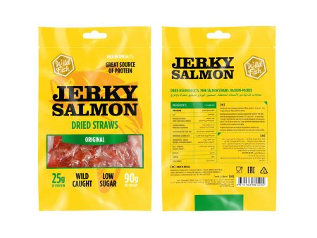 Wild Fish Jerky Salmon Dried Straws 90g For Cheap