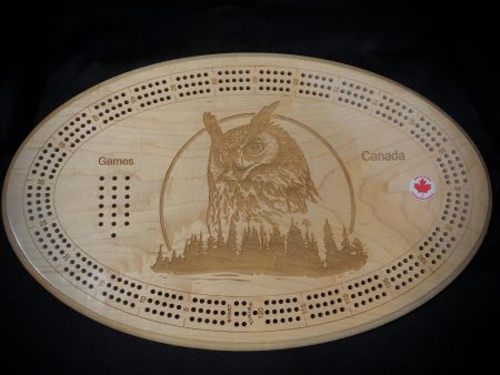 Crib Board - Owl Head & Moon Online Sale