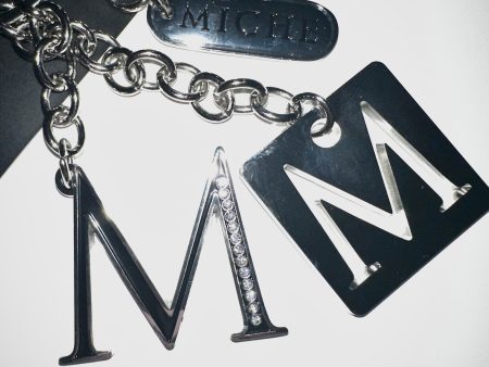 Silver  M  Keychain Gold For Sale