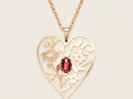 Blooming Heart Necklace Hot on Sale