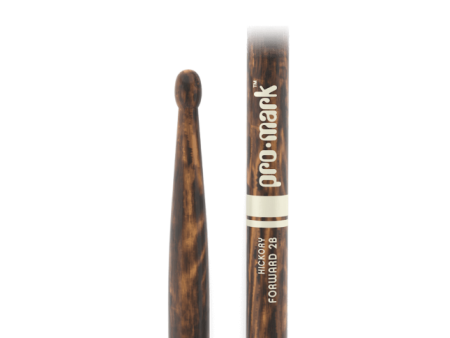 Promark Classic Forward 2B FireGrain Hickory Drumstick, Oval Wood Tip Online now