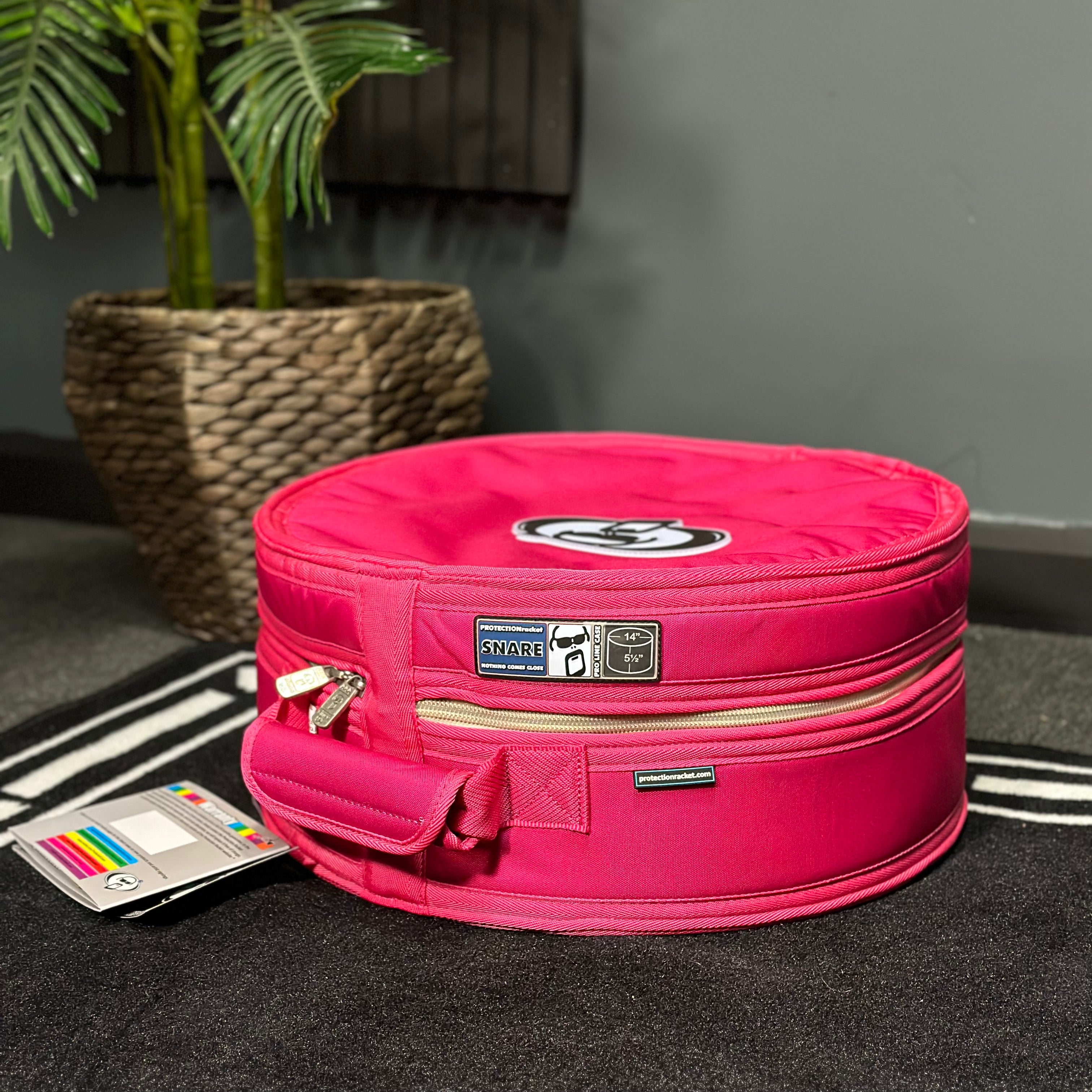 Protection Racket 14   x 5.5   Snare Case Limited Edition Pink For Sale