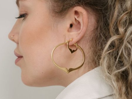 Liv Hoops (Large) - Gold & Silver For Cheap