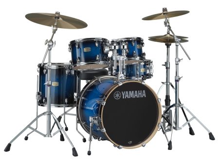 Yamaha Stage Custom Drum Kit Shell Pack 22” Deep Blue Sunburst Fashion