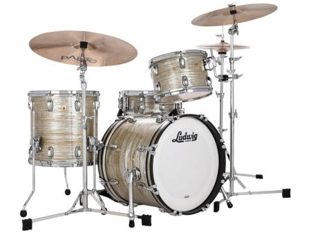 Ludwig Classic Maple Drum Kit Shell Pack, Olive Oyster Fashion