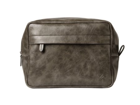 Men s Grey Dopp Kit For Sale