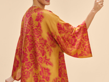 Mustard Tapestry - Kimono Jacket Supply