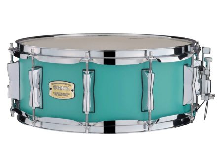 Yamaha Stage Custom Snare Drum | 14 x 5.5  Matte Surf Green For Discount